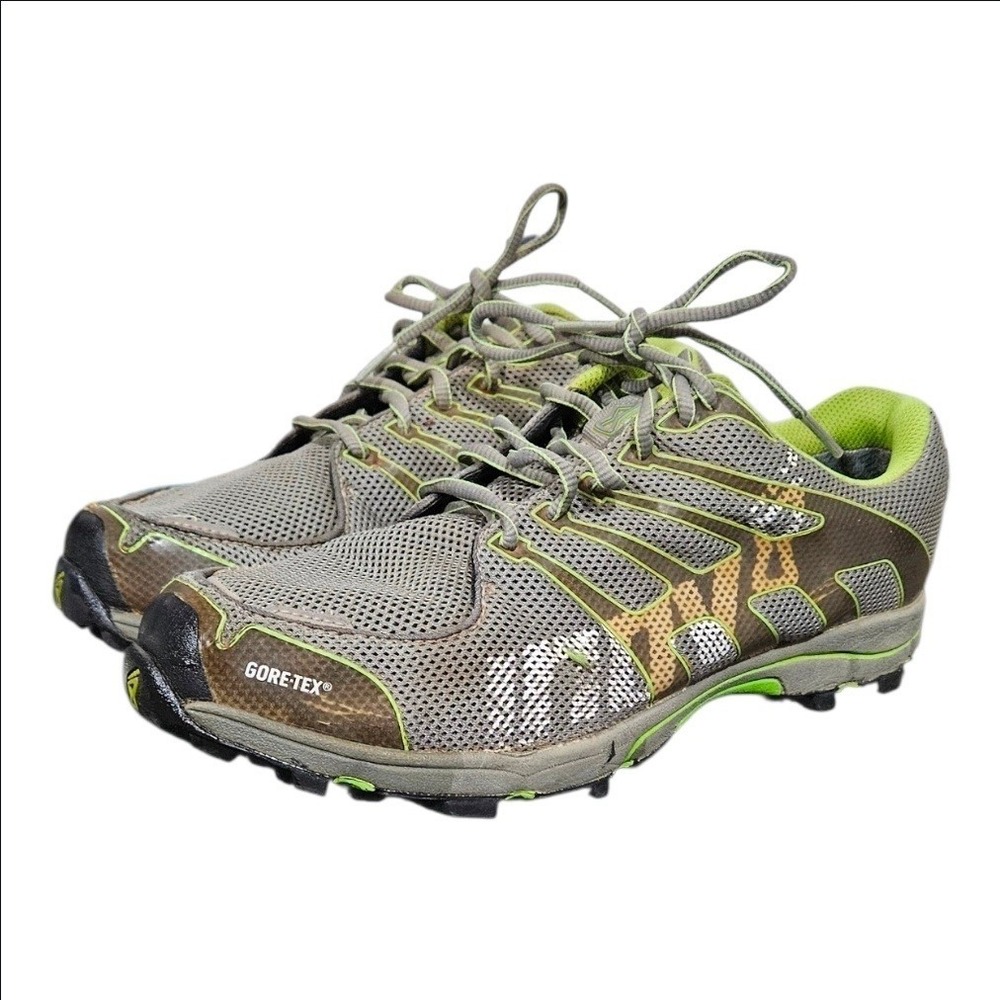 Inov-8 Roclite 275 GTX Trail Running Shoes Grey Gore-Tex Mens 9 Womens 10.5